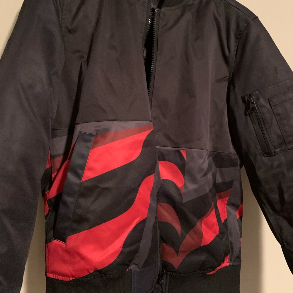 Reversible black down jacket brand new with tags